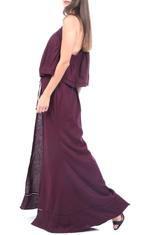 FREE PEOPLE COLLECTION-Γυναικείο σετ από top και παντελόνα FREE PEOPLE LAINEY μοβ