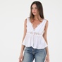 FREE PEOPLE COLLECTION-Γυναικείο top FREE PEOPLE COLLECTION ODESSA LACE λευκό