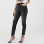FREE PEOPLE COLLECTION-Γυναικείο jean παντελόνι FREE PEOPLE COLLECTION FPC.1SB.020.009 FREE PEOPLE ZURI MOM μαύρο