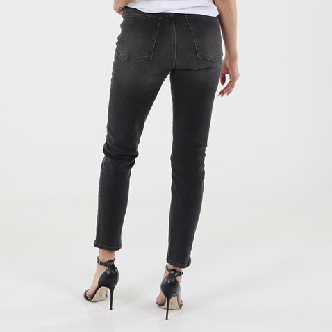FREE PEOPLE COLLECTION-Γυναικείο jean παντελόνι FREE PEOPLE COLLECTION FPC.1SB.020.009 FREE PEOPLE ZURI MOM μαύρο