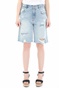 FREE PEOPLE COLLECTION-Γυναικεία jean βερμούδα FREE PEOPLE COLLECTION SALINAS LONG SHORT μπλε