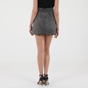 FREE PEOPLE COLLECTION-Γυναικεία mini jean φούστα FREE PEOPLE COLLECTION FPC.1SB.050.004 EAST OF EDEN μαύρη