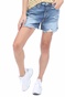 FREE PEOPLE COLLECTION-Γυναικείο jean σορτς FREE PEOPLE MAKAI μπλε