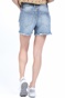 FREE PEOPLE COLLECTION-Γυναικείο jean σορτς FREE PEOPLE MAKAI μπλε