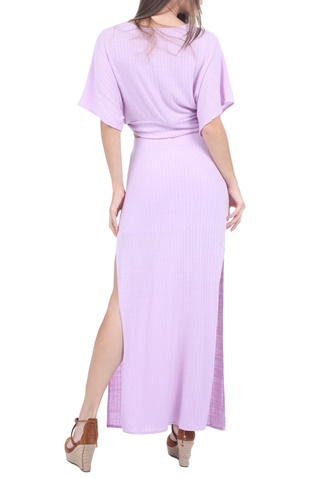 FREE PEOPLE COLLECTION-Γυναικείο σετ από top και φούστα FREE PEOPLE COLLECTION KELSEY μοβ