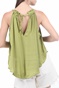 FREE PEOPLE COLLECTION-Γυναικείο τοπ FREE PEOPLE MY OH MY πράσινο
