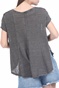 FREE PEOPLE COLLECTION-Γυναικεία κοντομάνικη μπλούζα FREE PEOPLE SAMMIE γκρι