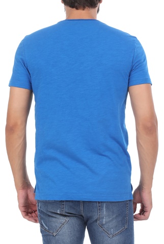 GAUDI-Ανδρικό t-shirt GAUDI FASHION μπλε