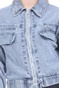 KENDALL + KYLIE-Γυναικείο cropped jean jacket KENDALL + KYLIE μπλε