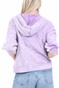 KENDALL + KYLIE-Γυναικεία φούτερ μπλούζα KENDALL + KYLIE BLANKET STITCH μοβ