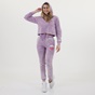 KENDALL+KYLIE-Γυναικεία cropped φούτερ μπλούζα KENDALL+KYLIE KKC.1S1.014.002 λιλά