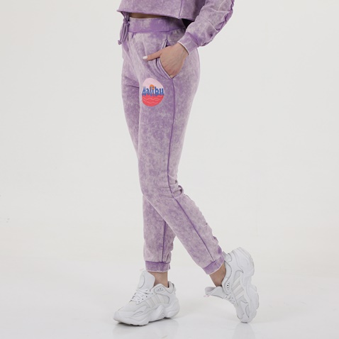 KENDALL+KYLIE-Γυναικείο παντελόνι φόρμας KENDALL+KYLIE KKC.1S1.017.003 λιλά