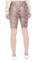 KENDALL + KYLIE-Γυναικείο κοντό κολάν KENDALL + KYLIE καφέ