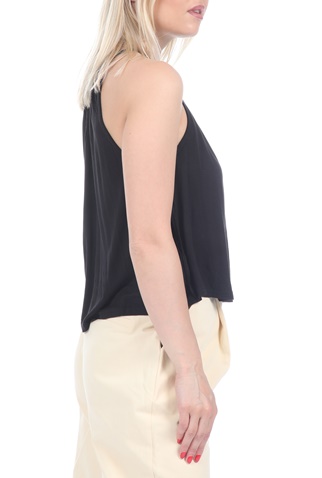 KENDALL + KYLIE-Γυναικείο αμάνικο top KENDALL + KYLIΕ SIDE RIBBON TIE μαύρο