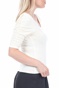KENDALL + KYLIE-Γυναικεία μπλούζα KENDALL + KYLIE PUFF SLEEVE KNIT μπεζ