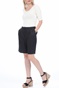 KENDALL + KYLIE-Γυναικεία μπλούζα KENDALL + KYLIE PUFF SLEEVE KNIT μπεζ