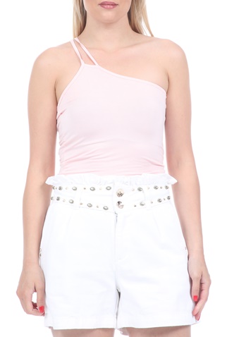 KENDALL + KYLIE-Γυναικείο cropped top KENDALL + KYLIE ροζ