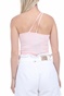 KENDALL + KYLIE-Γυναικείο cropped top KENDALL + KYLIE ροζ