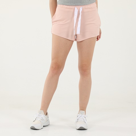 KENDALL + KYLIE-Γυναικείο casual σορτς KENDALL + KYLIE KKW.1S1.017.006 BASIC LOGO ροζ