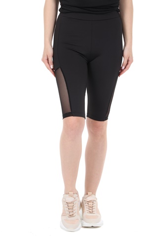 KENDALL + KYLIE-Γυναικείο κοντό κολάν KENDALL + KYLIE BIKER SHORT LEGGING μαύρο