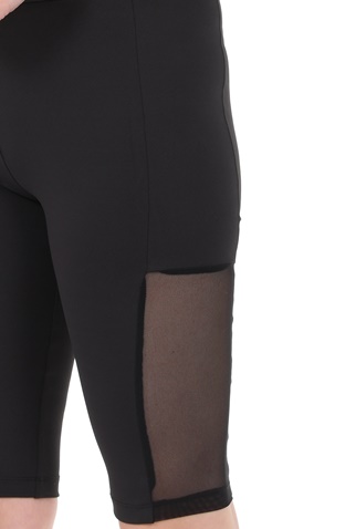 KENDALL + KYLIE-Γυναικείο κοντό κολάν KENDALL + KYLIE BIKER SHORT LEGGING μαύρο