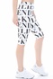 KENDALL + KYLIE-Γυναικείο κοντό κολάν KENDALL + KYLIE μαύρο λευκό