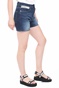 KENDALL + KYLIE-Γυναικείο jean σορτς KENDALL + KYLIE SLIM LOGO μπλε