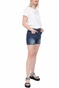 KENDALL + KYLIE-Γυναικείο jean σορτς KENDALL + KYLIE SLIM LOGO μπλε