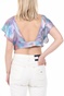 KENDALL + KYLIE-Γυναικείο top KENDALL + KYLIE PRINT TOP μπλε ροζ