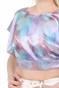 KENDALL + KYLIE-Γυναικείο top KENDALL + KYLIE PRINT TOP μπλε ροζ