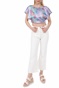 KENDALL + KYLIE-Γυναικείο top KENDALL + KYLIE PRINT TOP μπλε ροζ