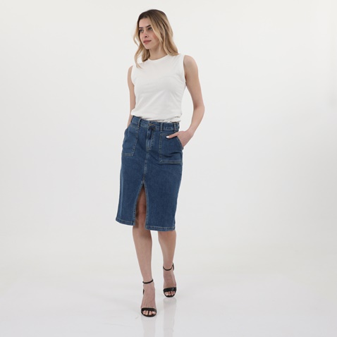 KENDALL+KYLIE-Γυναικείο top κορσές KENDALL+KYLIE KKW.1S1.042.005 λευκό