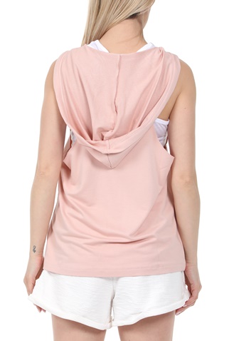 KENDALL + KYLIE-Γυναικεία φούτερ μπλούζα KENDALL + KYLIE W HOODY LOGO ροζ
