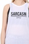KENDALL + KYLIE-Γυναικεία μπλούζα KENDALL + KYLIE SARCASM λευκή
