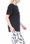 KENDALL + KYLIE-Γυναικείο t-shirt KENDALL + KYLIE LONGFIT LOGO μαύρο