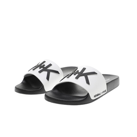 KENDALL + KYLIE-Γυναικεία slides KENDALL + KYLIE ELLIS λευκά