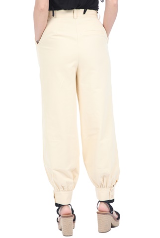 NA-KD-Γυναικείο παντελόνι NA-KD COCOON SUIT μπεζ
