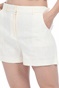NA-KD-Γυναικείο σορτς NA-KD CROPPED LINEN SHORTS μπεζ