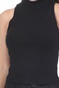 NA-KD-Γυναικείο τοπ NA-KD RIBBED JERSEY μαύρο