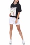 NA-KD-Γυναικείο σορτς NA-KD SWEATSHORTS λευκό
