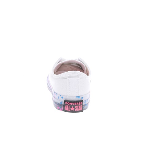CONVERSE-Παιδικά sneakers CONVERSE CHUCK TAYLOR ALL STAR TRANSLUC λευκά