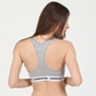 KARL LAGERFELD-Γυναικείο μπουστάκι KARL LAGERFELD 211W2102 Logo Bralette γκρι