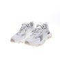 KARL LAGERFELD-Γυνακεία sneakers KARL LAGERFELD Pyro Mix Lace λευκά ασημί