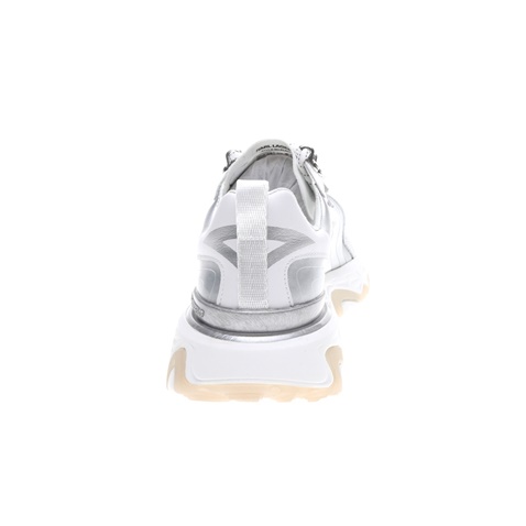 KARL LAGERFELD-Γυνακεία sneakers KARL LAGERFELD Pyro Mix Lace λευκά ασημί