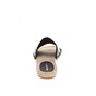 KARL LAGERFELD-Γυναικείες εσπαντρίγιες slides KARL LAGERFELD KAMINI Raffia Kickdown γκρι λευκές