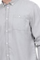 LES DEUX-Ανδρικό πουκάμισο LES DEUX Laurent Tencel Twill Shirt γκρι