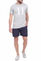 LES DEUX-Ανδρικό μαγιό σορτς LES DEUX Quinn Swim Shorts μπλε