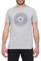 GARCIA JEANS-Ανδρικό t-shirt GARCIA JEANS γκρι