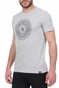 GARCIA JEANS-Ανδρικό t-shirt GARCIA JEANS γκρι