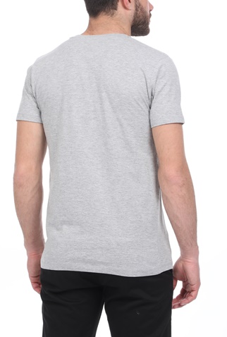 GARCIA JEANS-Ανδρικό t-shirt GARCIA JEANS γκρι